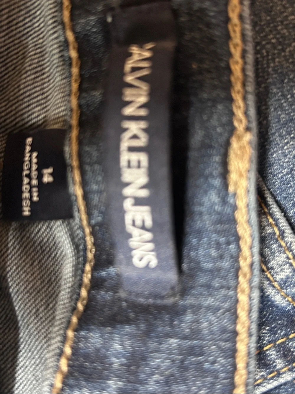 Calvin Klein Jeans Dark Blue Straight-Leg Jeans